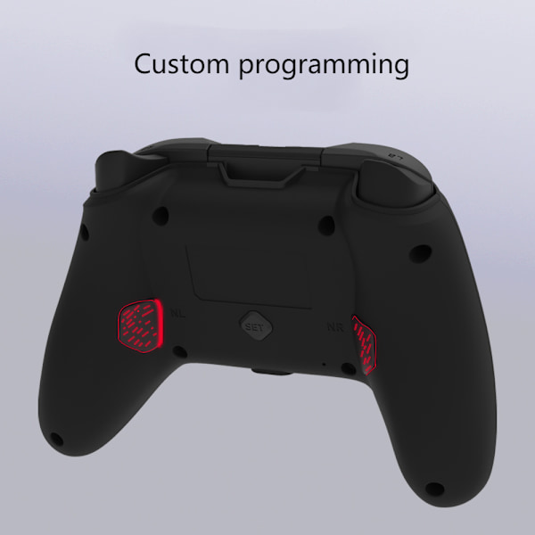 Xbox Handkontroll Trådlös 2.4g Kompatibel med PC, Multiplattform, Multifunktionella Knappar, Cool Belysning-Vit