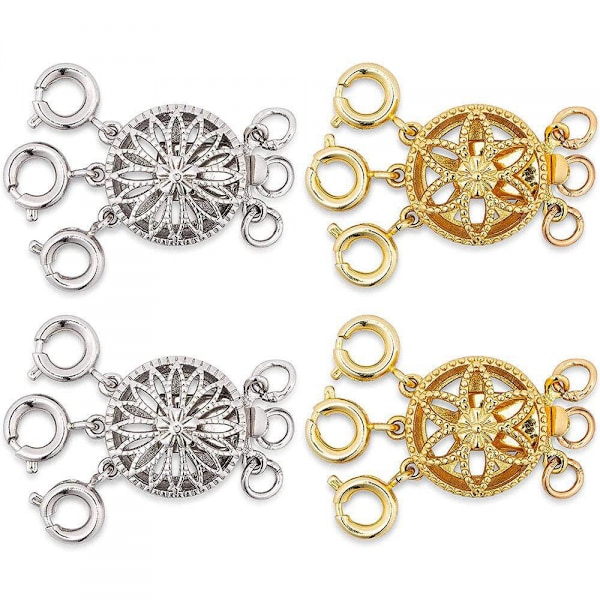 Multi Strands Clasps Layering Halskjede Clasp Separator For Stackable Chains Diy