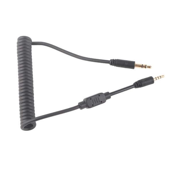 Flash Sync-kabel 3,5 mm han til han spiralkabel til Leica kamera G F-serien DSLR