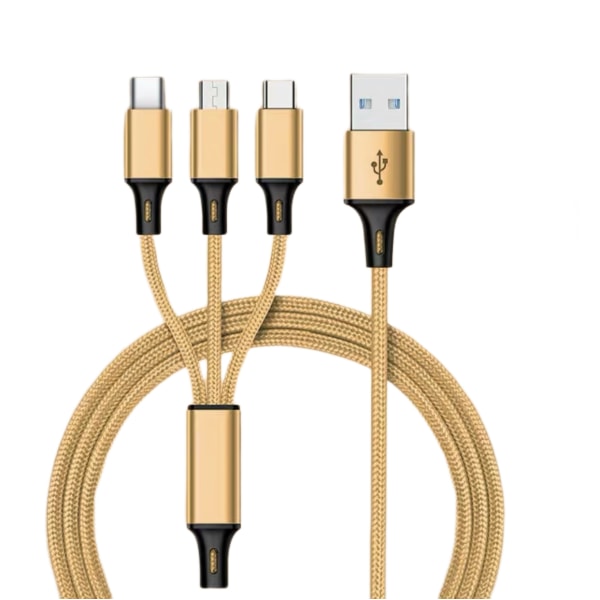Pro USB 3in1 Multiwire kompatibel med Spice Mobile Stellar 520n Data Universal Supersnabb laddningshastighet! (Reste sig)