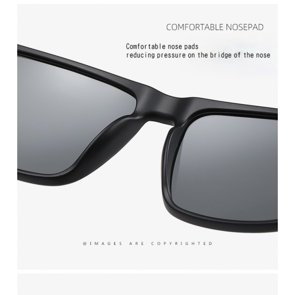 Unisex polariserade solglasögon Vintage solglasögon för män