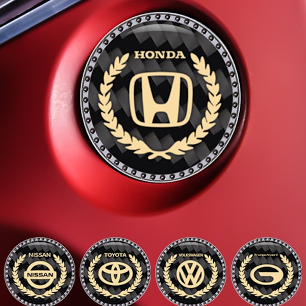 Kaksipakkaus Auton Moottorin Käynnistys- ja Sammutuspainikkeen Tarra Tarra Push Start Sytytyspainike (Honda)