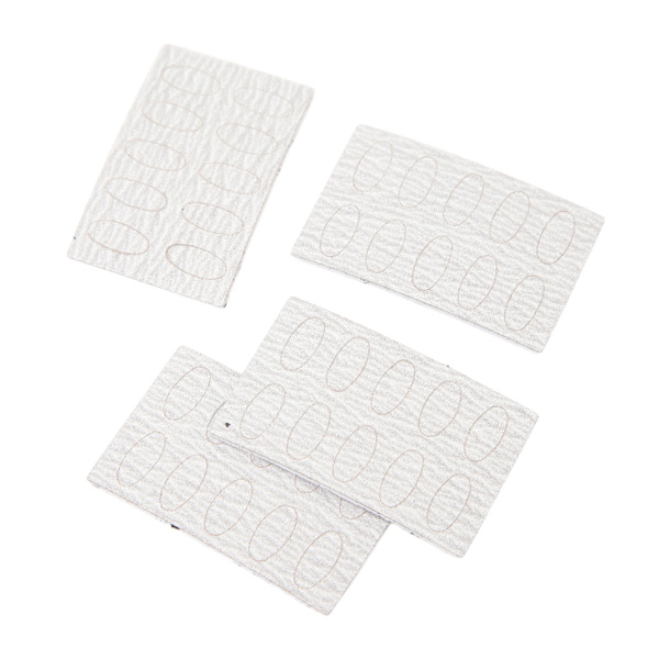 50 st 240 Grit Nagelbandskuffare Sandpapper Självhäftande Engångs Nagelkonst Pre Polering Sandpapper