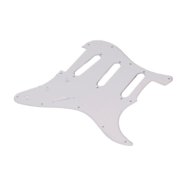 PVC Gitar Pickguard 11 Monteringshull Scratch Resistance Plate SSS Guard Plate Erstatning for Strat ST Stil