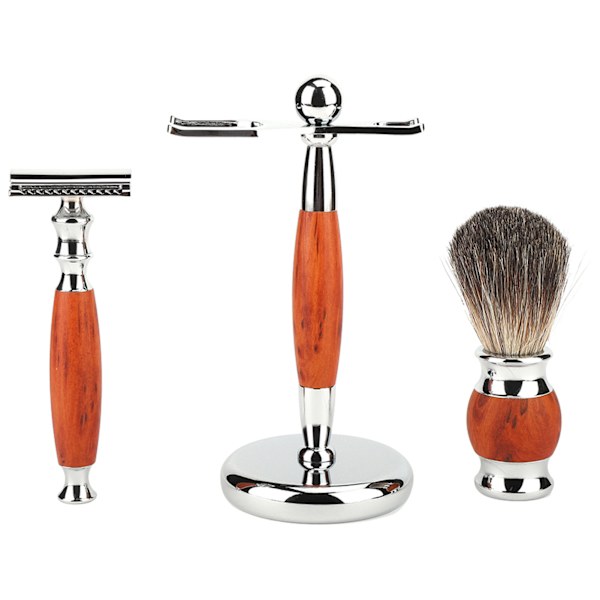 Stativ for manuell barbering, holder for barberkost, sett for barberkost for menn