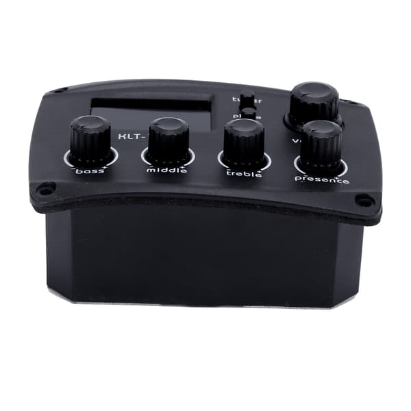 Gitarr pickup LCD-display tuner set kit instrument tillbehör ersättning för folk ClassicKLT-17B