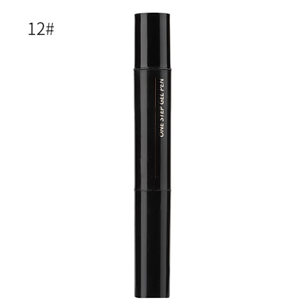 3 i 1 Gelpenna för nagelkonst, gellack, nagellackspenna, pensel #12