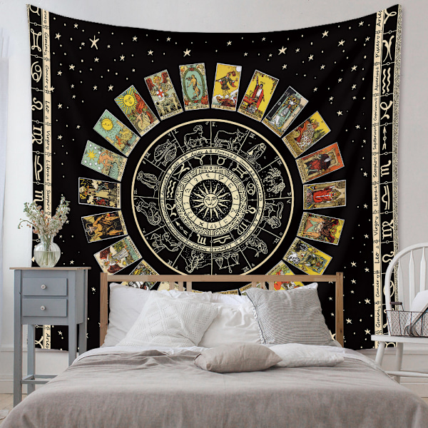Taide Koti Sisustuslahjat Mandala Bohemian Tapetti Sopii Makuuhuoneen Koristeluun (905-2, 39 x 59 tuumaa)