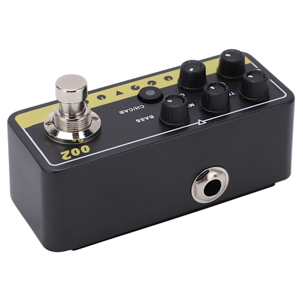 Mikro Preamp Digital Elektrisk Gitarr Singel Effekt Musikinstrument Förstärkare M002