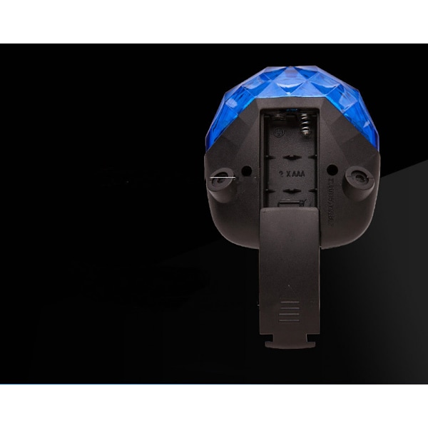 2 Laser + 5 LED 7 Moduser Superbelysning Sykkel Sykkel Baklys Advarsel LED Sikkerhetslys Vanntett Baklys