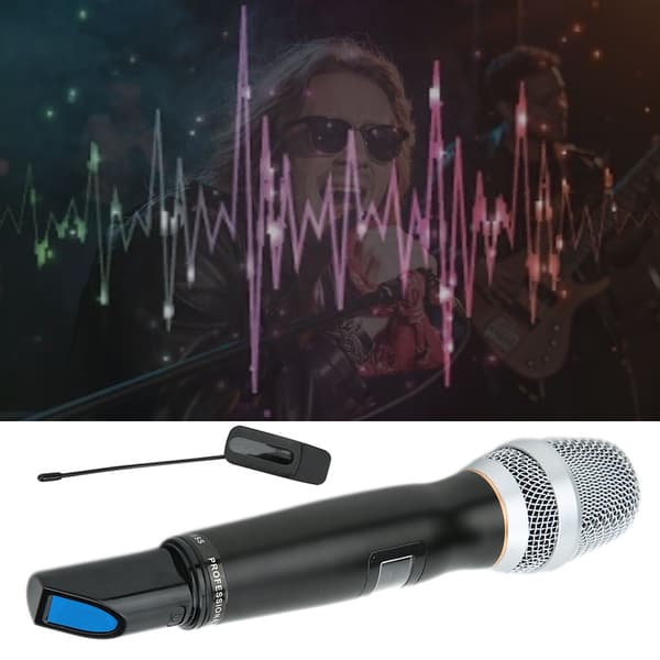 USB Trådlös Mikrofon Smart Skaksäker Mikrofon för Dator Live-sändning Sång