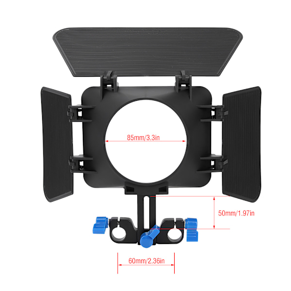 Fotostudiokamera Videotillbehör Objektivhuv Mattlåda 85mm Kit för DSLR