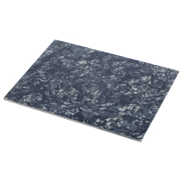 Guitar Pickguard PVC Celluloid Bærbar Elektrisk Bas Scratch Plate Cover Backplate Sheet Sort Perle