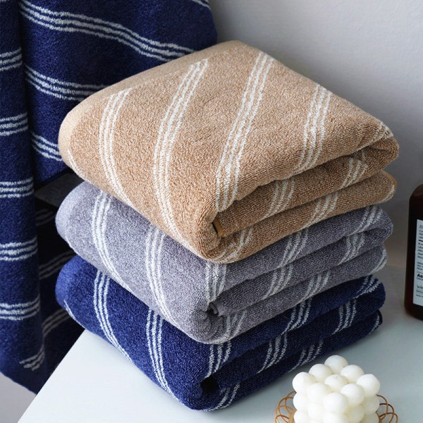 Beachland Luxury Suuri Rantapyyhe 29,5 x 13 tuumaa - Ylimääräisen Pehmeä Raidallinen Hotelli- ja Lomakeskus-Tyyli 100% Puuvilla