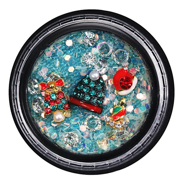 Kynsilakkakoristeet Helmet + Glitter Epäsäännölliset Sekvenssit Strassit + Seoskoriste 6#