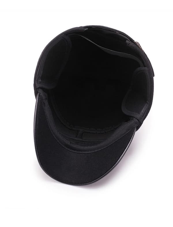 Dotpet Vinter Baseball Cap for Menn for Hovedomkrets 57 til 24,0 tommer (Mørkeblå)