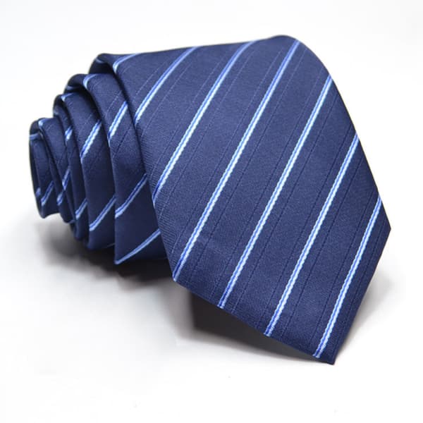 Klassisk Silke Slip til Mænd Vævet JACQUARD Slip, Blå Diagonal