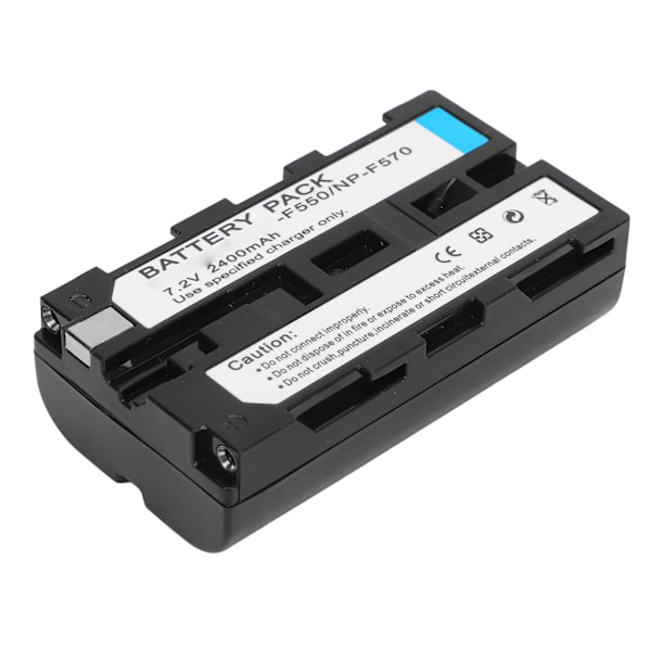NP F550 batteri 2400mAh PCM Smart Chip NP F550 ersättningsbatteri för MC2500C 1500C kamera fyllningsljusmonitor