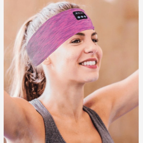 Sömnhörlurar Bluetooth Sportpannband, Trådlösa Sportpannband Hörlurar Högtalare Perfekt för Träning, Jogging, Yoga