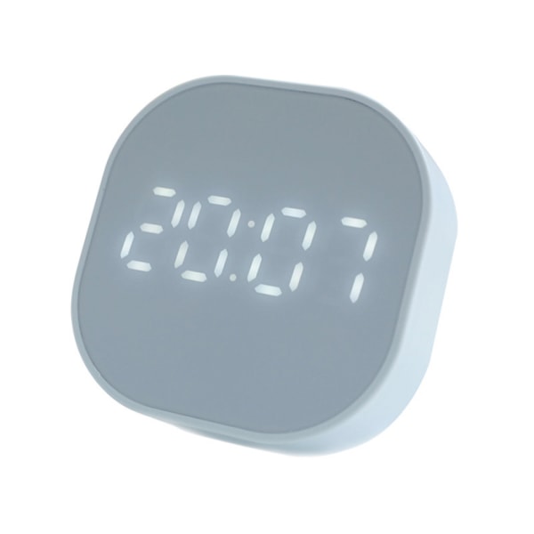 JUSTUP Digital väckarklocka Multifunktionell magnetisk LED Smart Sensor söt väckarklocka för barn --- Blå