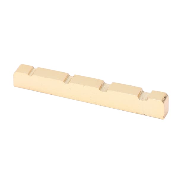 Elektrisk basmutter 38mm 4 strängar akustisk gitarr ersättning metall slitsad strängmutter