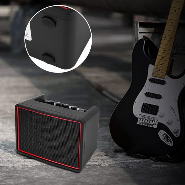 Mini Elektrisk 4 Kanaler Gitarförstärkare Högtalarlåda Kit  Gitartillbehör