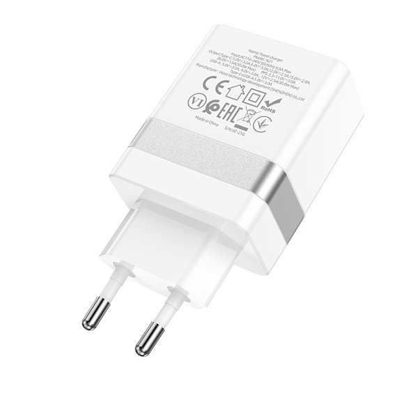 hoco. N21 Tuosu PD30W+QC3.0 lader Europeisk standard mobiltelefon nettbrett hurtiglading hode