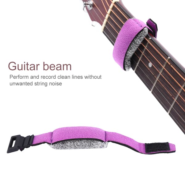 Elektrisk gitarr bastejp för att eliminera brus för solo tap slap lila