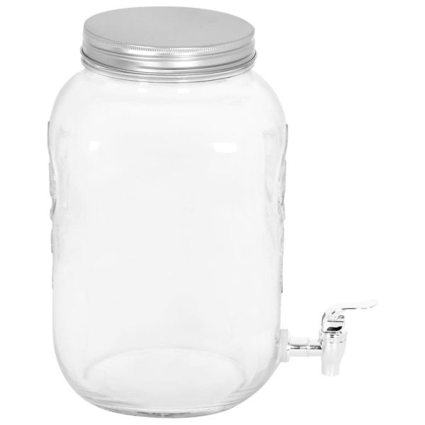 Glassbeholder med tappkran 8,050 ml glass