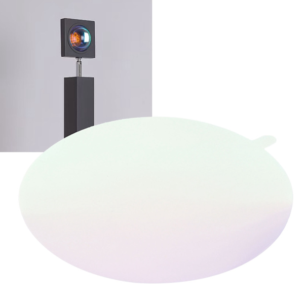 60mm Projektionslampa Färgfilm Solnedgång LED Golvstativ Ljus Projektor Ljus Färgfilm Sol