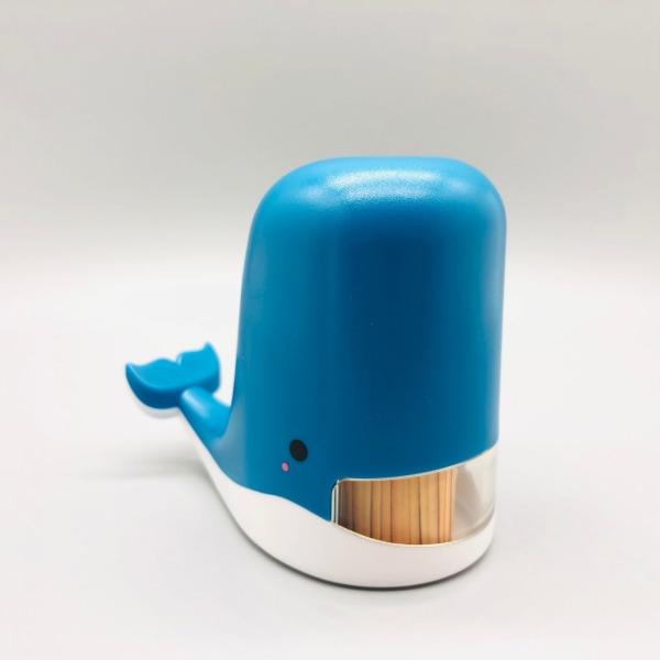 Jonah Toothpick Holder - Cute Whale Toothpick Dispenser - Fun and Decorative Plastic Toothpick Holder for Easy Access During Meals or Gatherings