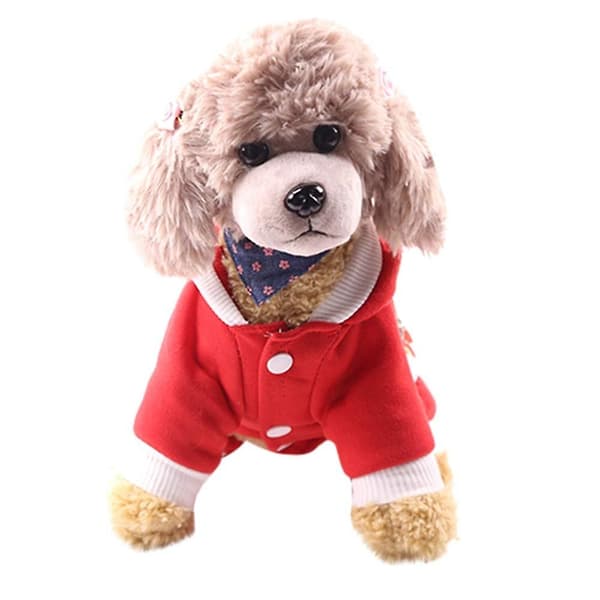 Hund Pullover, julekostume, hundeklæder, knaplukning (XS)