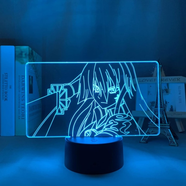 WJ Anime Illusion Lampa Anime Led Ljus Akame Ga Kill för sovrum Dekoration Gåva Rum Dekor Bord 3D Lampa PXJD De sju dödliga synderna