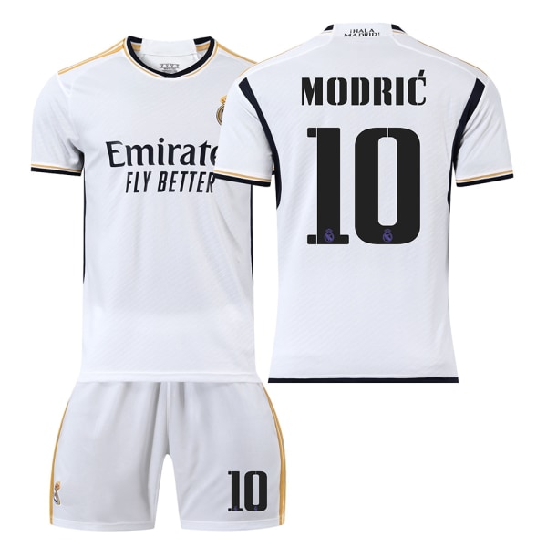 23/24 Real Madrid Hjemmefodboldtrøjesæt 10 MODRIC L