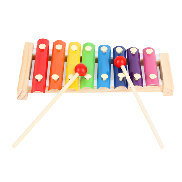 8 Tangenter Hand Knock Piano Baby Barn Musikalsk Leksak för Hem Spelrum