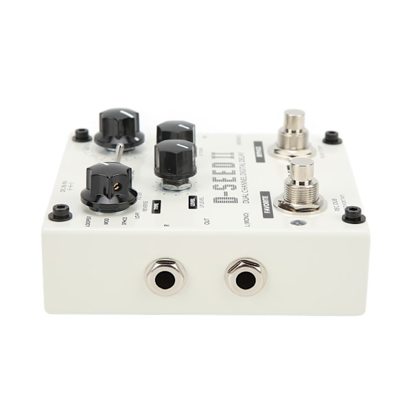 Multi Pedal Effekt 2 Kanals Digital Delay Stereo Looper 8 Moduser for Elektrisk Gitar