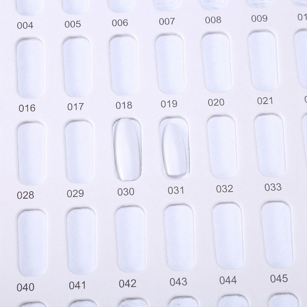 Nagelfärg Display Chart Book Nagellack Gel Färg Display Card Nail Art Visningsbräda Ränder