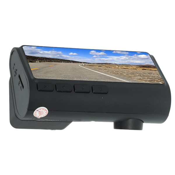 Dubbel Dash Cam 3,3 tum WiFi 1080P HD Smart Loop Recording Dashboard Driving Recorder för bil