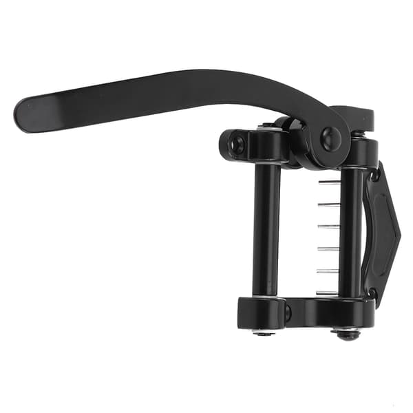 Halevibrato til SG/Tele/LP flad top elguitar Tremolo-system Sort