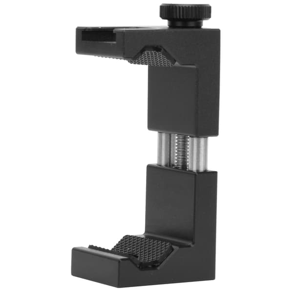 Universal telefonklemme i aluminiumslegering med blitssko for stativselfie