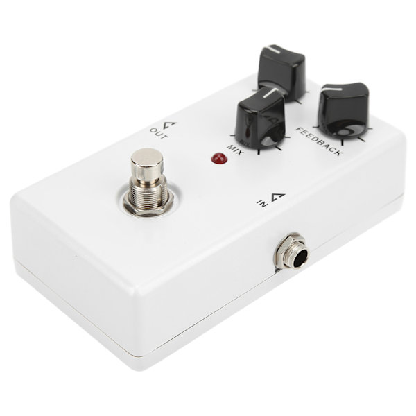 Fördröjningspedal BBD Analog Krets Elektrisk Gitarr Monoblock Effekt med 3 Justeringsknappar 30mA