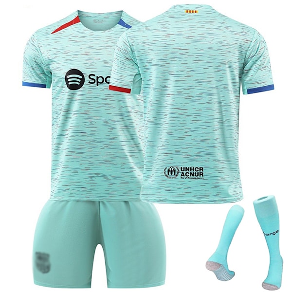 Herre/Børne 2024 Ny Fodbold Aktivtøj FCB #27 Ingen Fodboldtrøjer Fashion Sports T-Shirt Grøn 24 No.27