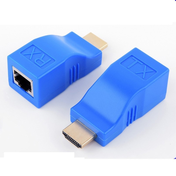 HDMI-förlängare enkel nätverkskabel till HDMI högupplöst nätverk 6 typer av förstärkarsändare 30 meter signal