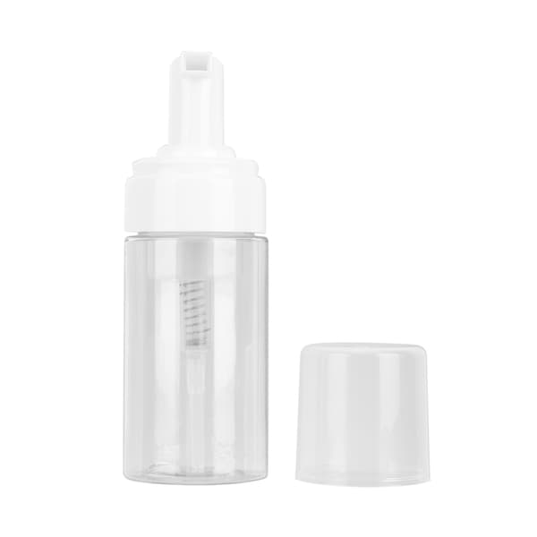 Bærbar Mousse Skummende Tom Flaske Påfyllbar Reise Dispenser Beholder (Pump Hode Hvit))