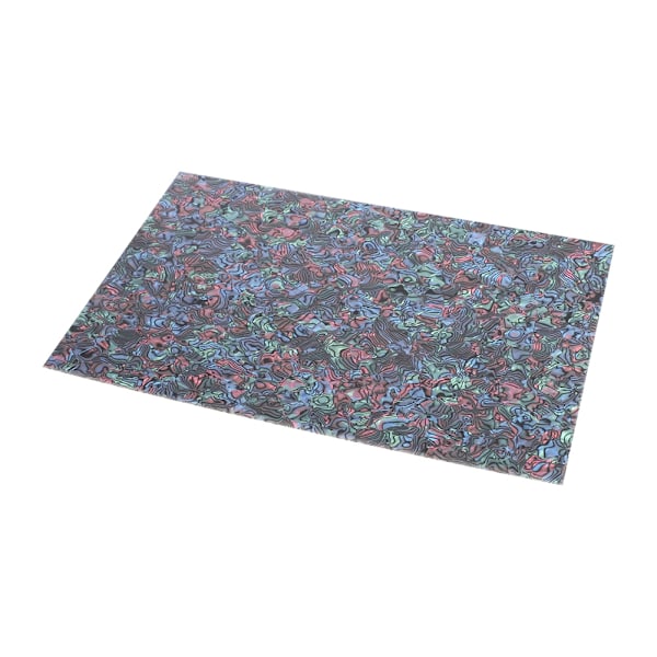 1 stk. Celluloid Akryl DIY Pickguard Blank Sheet til Akustisk Guitar (Faux Abalone Shell)