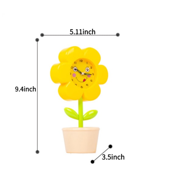 Vækkeur til soveværelset, blomsterur, studenterhjem dekoration bordur