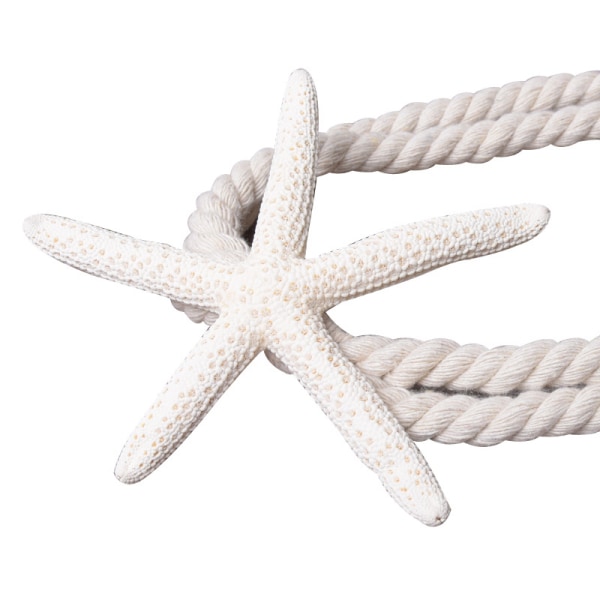 2 Pieces Natural Starfish Curtain Tieback Rope Drapery Holdbacks Cotton Tie Band Room Décor Nordic Bedroom Decorations