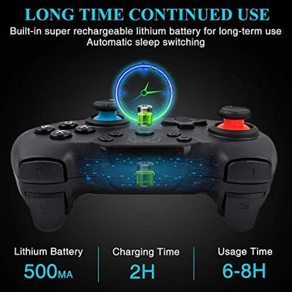 Switch Pro Trådlös Bluetooth-kontroll Gamepad