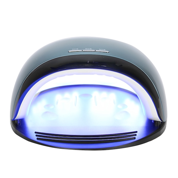UV Gel Lampe Neglelak Tørrer Dobbelt Lyskilde Timing Tidshukommelse 120W 100‑240VEU Stik