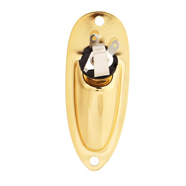Båd Guitar Output Jack Guld Metal Elektrisk Guitar Pickup Output Input Jack Stik Socket Plade Sæt